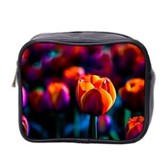 Red Tulips Mini Toiletries Bag (two Sides) by FunnyCow