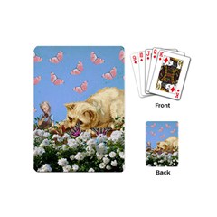 Cat And Butterflies Playing Cards (mini)