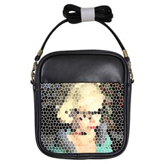 Stained Glass Girl Girls Sling Bag