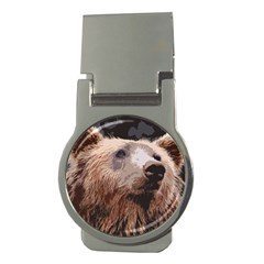 Bear Looking Money Clips (round)  by snowwhitegirl