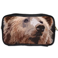 Bear Looking Toiletries Bag (two Sides)