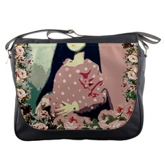 Rose Floral Doll Messenger Bag