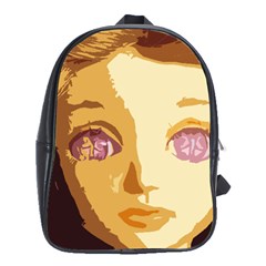 Butterfly Eyes School Bag (xl) by snowwhitegirl