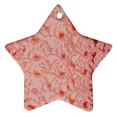 Pink Crochet Star Ornament (two Sides)