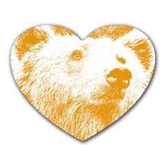 Bear Heart Mousepads