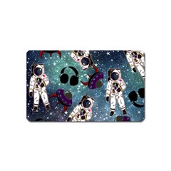 Astronaut Space Galaxy Magnet (name Card) by snowwhitegirl