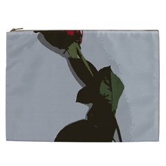 Red Rose Cosmetic Bag (xxl)