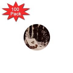 Cottage 1  Mini Buttons (100 Pack) 