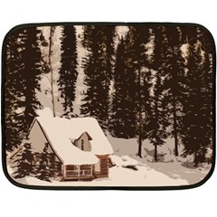 Cottage Double Sided Fleece Blanket (mini)  by snowwhitegirl