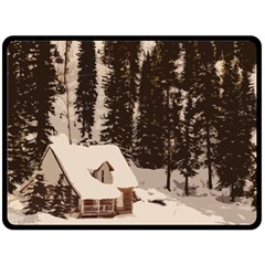 Cottage Fleece Blanket (large)  by snowwhitegirl