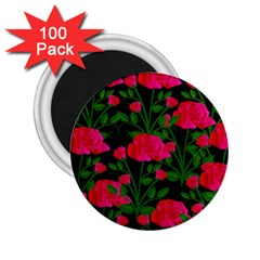 Roses At Night 2 25  Magnets (100 Pack)  by snowwhitegirl