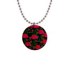 Roses At Night Button Necklaces