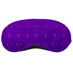 Bold Geometric Purple Circles Sleeping Masks by BrightVibesDesign