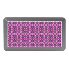 Floral Circles Pink Memory Card Reader (mini) by BrightVibesDesign