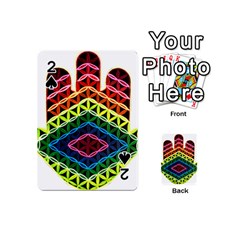 Hamsa Of God Playing Cards 54 (mini) by CruxMagic