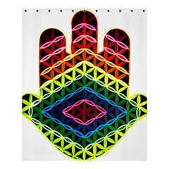 Hamsa Of God Shower Curtain 60  X 72  (medium)  by CruxMagic