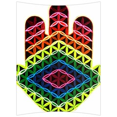 Hamsa Of God Back Support Cushion by CruxMagic