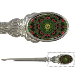 Sunshine Mandala In Rose Heaven Letter Opener by pepitasart