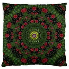 Sunshine Mandala In Rose Heaven Standard Flano Cushion Case (one Side) by pepitasart