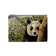 Panda Cosmetic Bag (medium) by ArtByThree