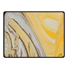 Yellow Jungle Fleece Blanket (small)