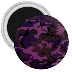 Camouflage Violet 3  Magnets