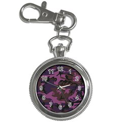 Camouflage Violet Key Chain Watches