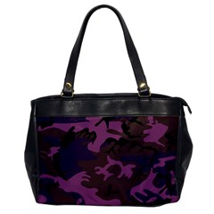 Camouflage Violet Oversize Office Handbag