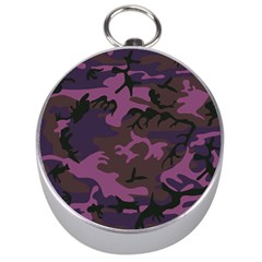 Camouflage Violet Silver Compasses