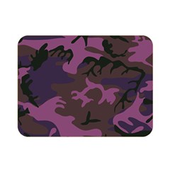 Camouflage Violet Double Sided Flano Blanket (mini) 