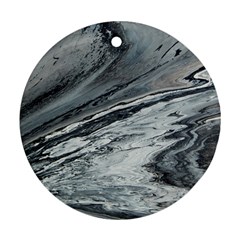Edge Of A Black Hole Round Ornament (two Sides) by WILLBIRDWELL