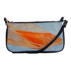 Orange And Blue Shoulder Clutch Bag by WILLBIRDWELL