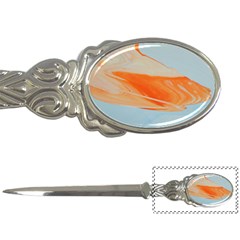 Orange And Blue Letter Opener by WILLBIRDWELL