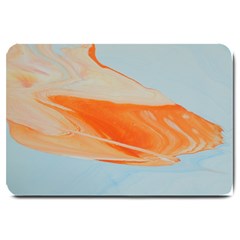 Orange And Blue Large Doormat  by WILLBIRDWELL