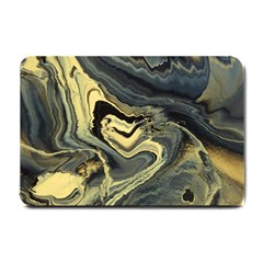 Yellow Nebula Small Doormat  by WILLBIRDWELL