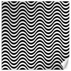 Wave Pattern Wavy Water Seamless Canvas 12  X 12  by Nexatart