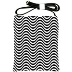 Wave Pattern Wavy Water Seamless Shoulder Sling Bag Front