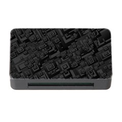 Black Rectangle Wallpaper Grey Memory Card Reader With Cf