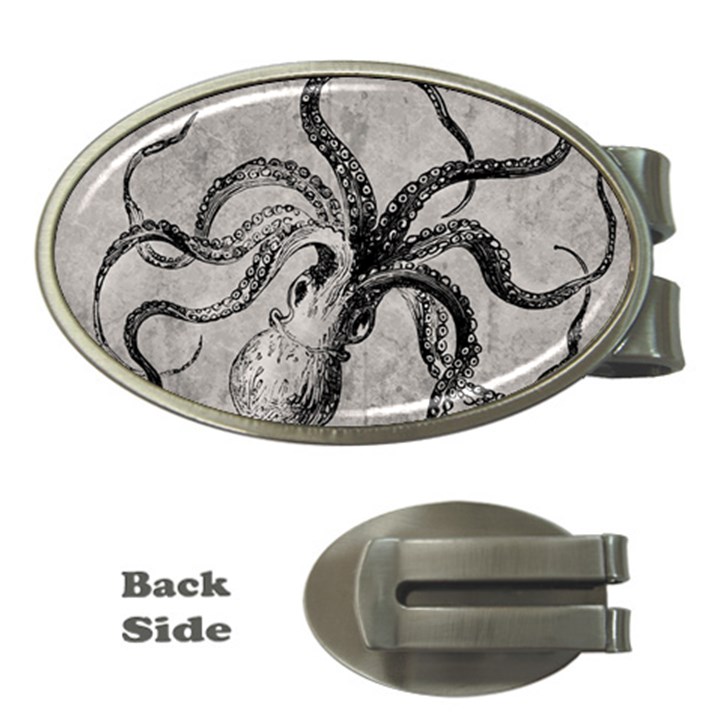 Vintage Octopus  Money Clips (Oval) 