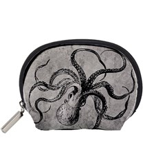 Vintage Octopus  Accessory Pouch (small) by Valentinaart