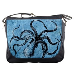 Vintage Octopus  Messenger Bag by Valentinaart