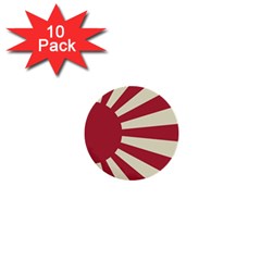 Rising Sun Flag 1  Mini Buttons (10 Pack)  by Valentinaart