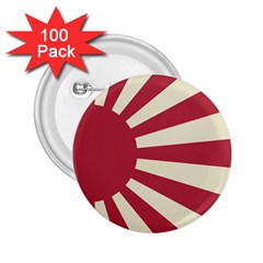 Rising Sun Flag 2 25  Buttons (100 Pack)  by Valentinaart