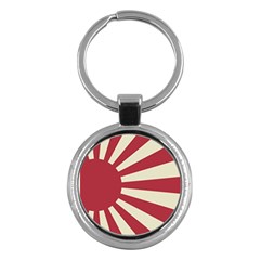 Rising Sun Flag Key Chains (round)  by Valentinaart