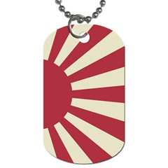 Rising Sun Flag Dog Tag (two Sides) by Valentinaart