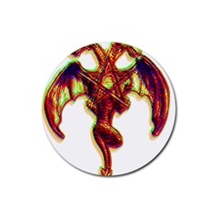 Demon Rubber Coaster (round)  by ShamanSociety