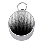 Feather Graphic Design Background Mini Silver Compasses Front