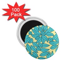 Leaves Dried Leaves Stamping 1.75  Magnets (100 pack) 