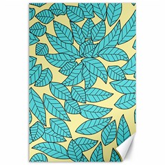 Leaves Dried Leaves Stamping Canvas 24  x 36 