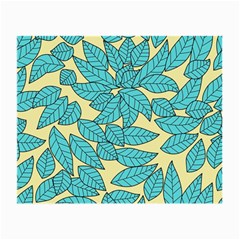 Leaves Dried Leaves Stamping Small Glasses Cloth (2-Side)